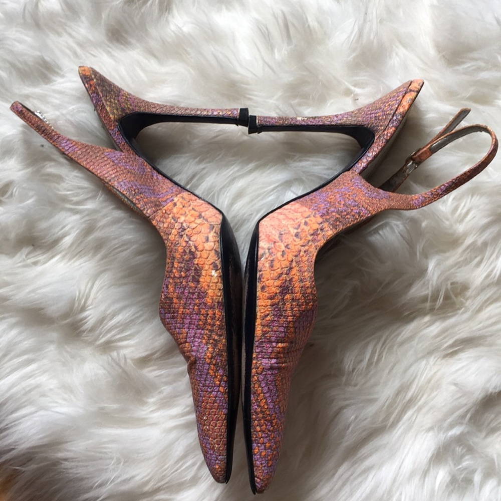 Charles David sling back heels size 10